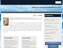 Tablet Screenshot of islandtax.com